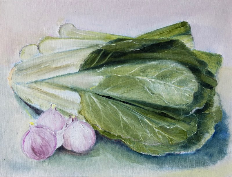 Lock down vegetables: Swiss Chard