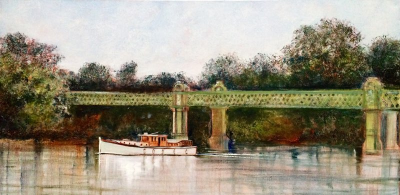Under The Train Bridge