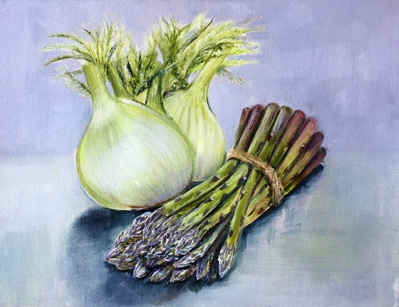 Fennel and asparagus