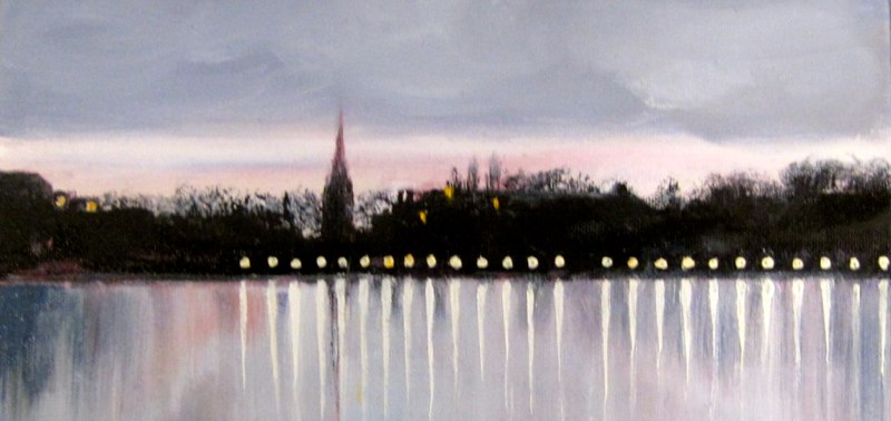 Lights on the Round Pond